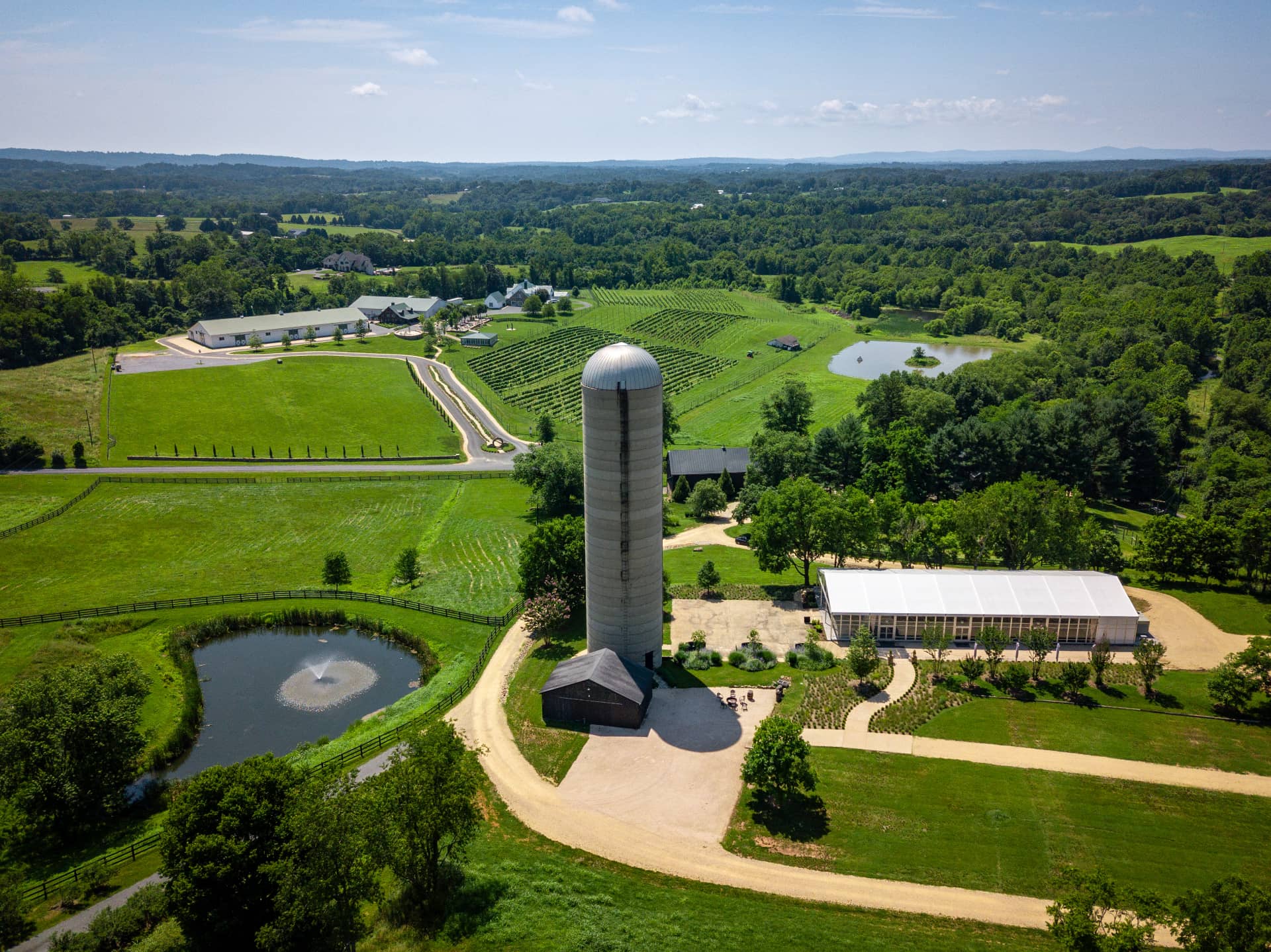 Tranquility Farm aerial