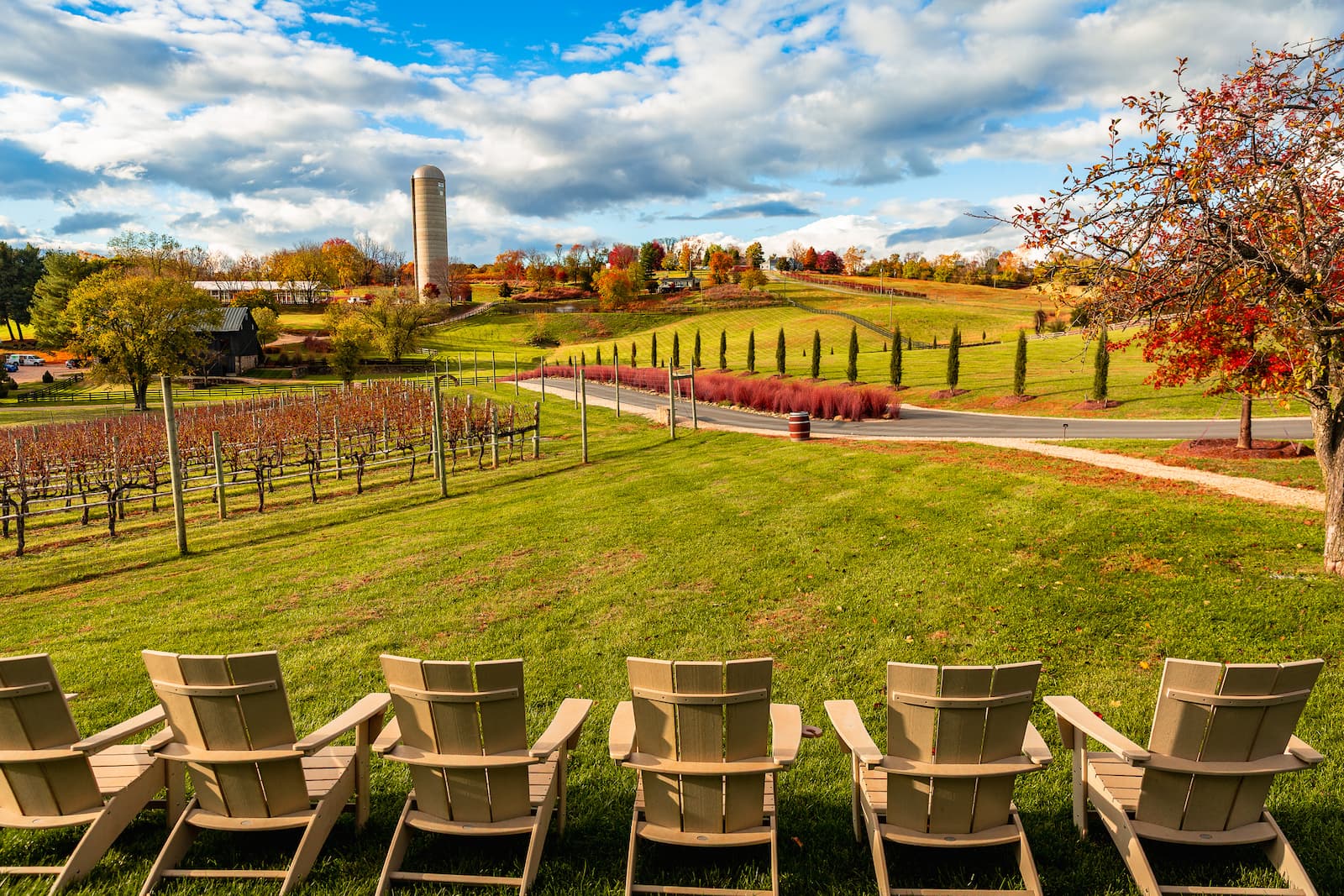 Estate farm setting